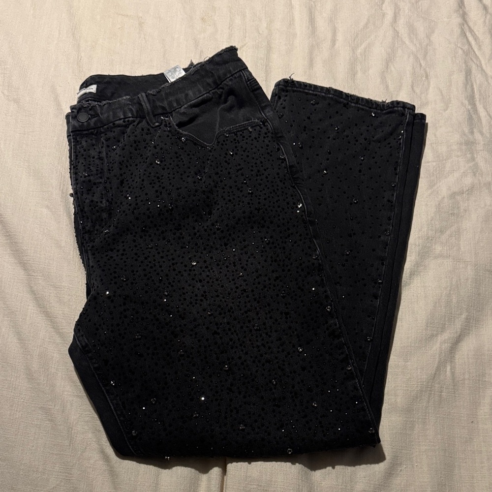 Good American Rhinestone Jeans